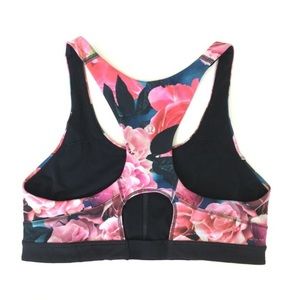 Lily lemon Top Speed Floral Sports Bra